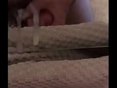 Mischievous fellow can\'t hold his geyser and urinates while he pees